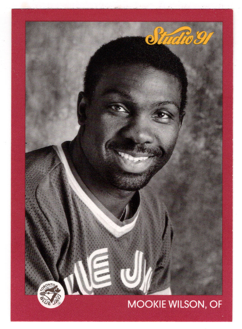 Mookie Wilson - Toronto Blue Jays (MLB Baseball Card) 1991 Leaf Studio # 140 Mint