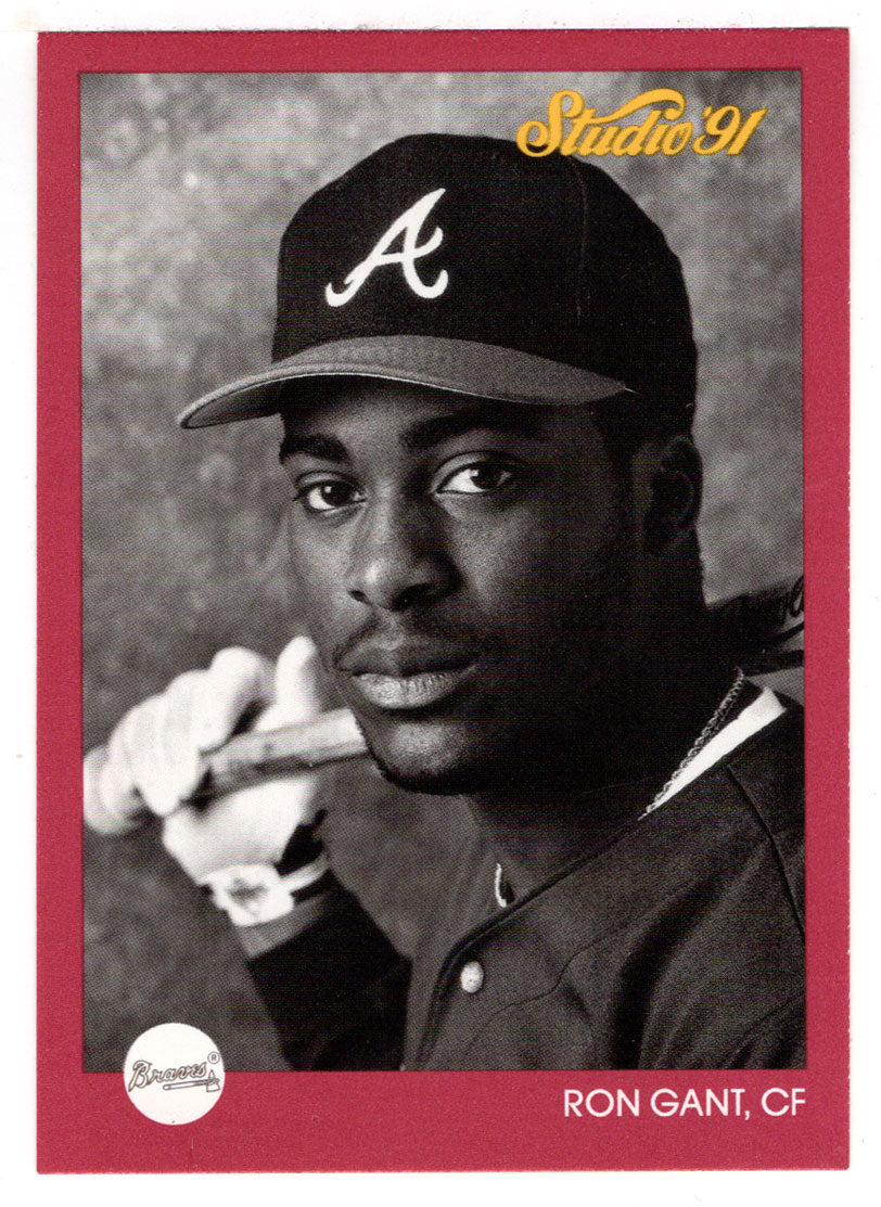 Ron Gant - Atlanta Braves (MLB Baseball Card) 1991 Leaf Studio # 144 Mint