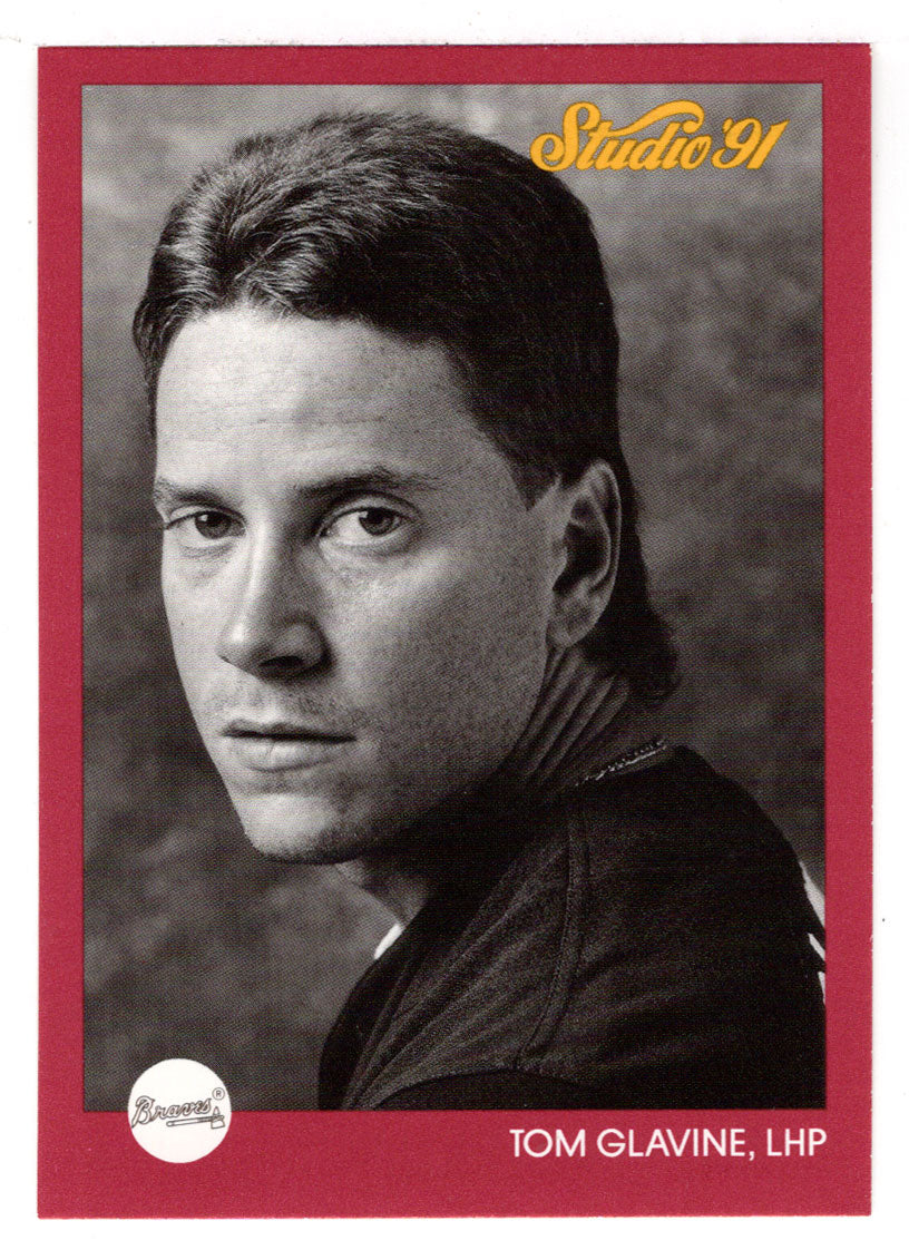 Tom Glavine - Atlanta Braves (MLB Baseball Card) 1991 Leaf Studio # 145 Mint