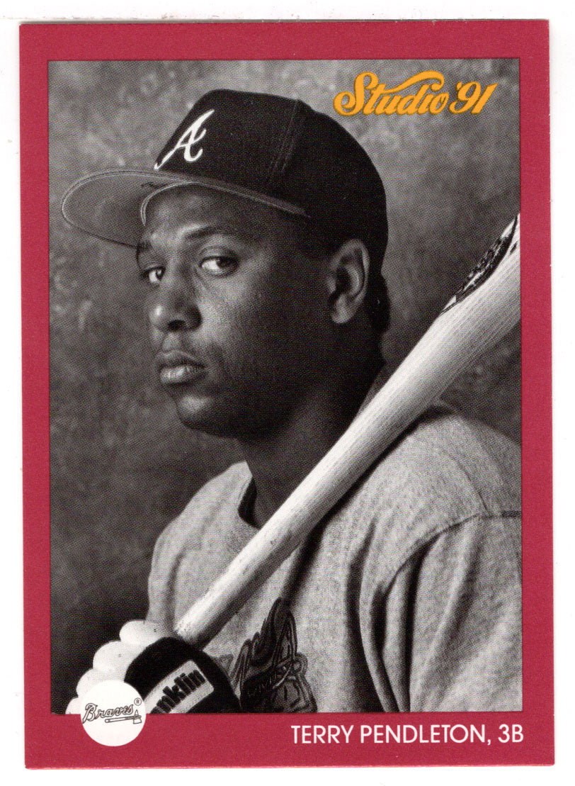 Terry Pendleton - Atlanta Braves (MLB Baseball Card) 1991 Leaf Studio # 148 Mint