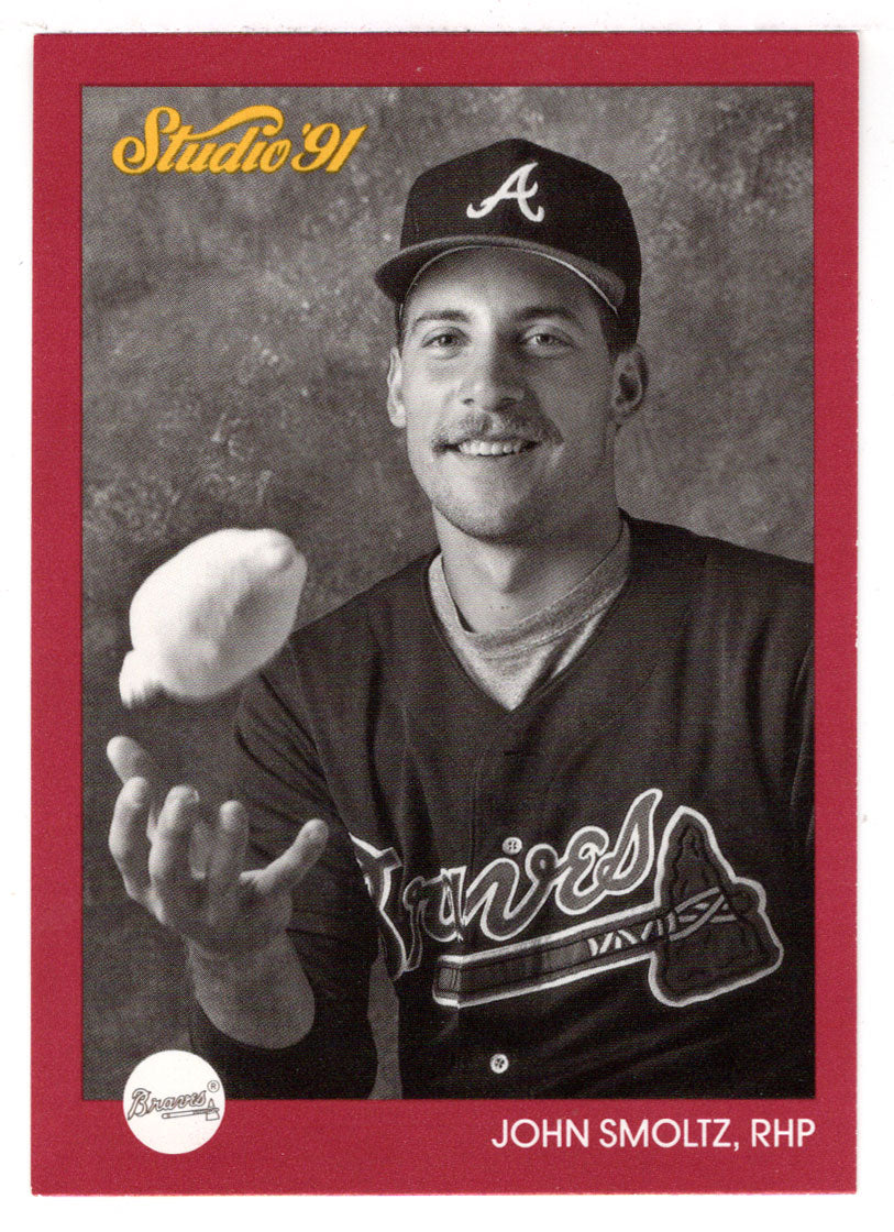 John Smoltz - Atlanta Braves (MLB Baseball Card) 1991 Leaf Studio # 149 Mint