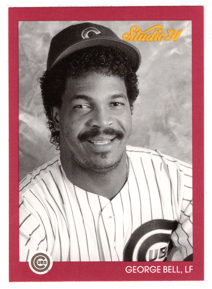 George Bell - Chicago Cubs (MLB Baseball Card) 1991 Leaf Studio # 151 Mint
