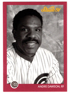 Andre Dawson - Chicago Cubs (MLB Baseball Card) 1991 Leaf Studio # 153 Mint