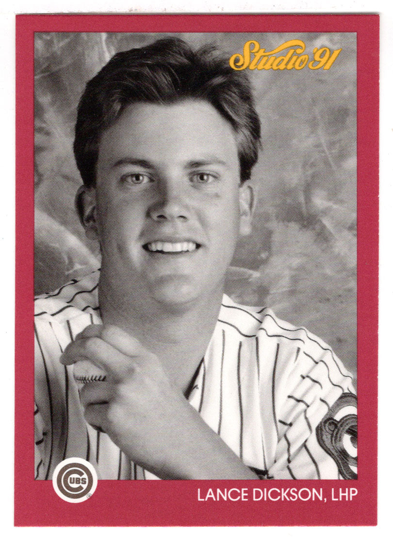 Lance Dickson RC - Chicago Cubs (MLB Baseball Card) 1991 Leaf Studio # 154 Mint
