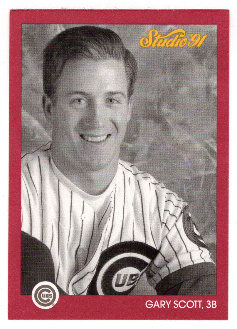 Gary Scott RC - Chicago Cubs (MLB Baseball Card) 1991 Leaf Studio # 159 Mint