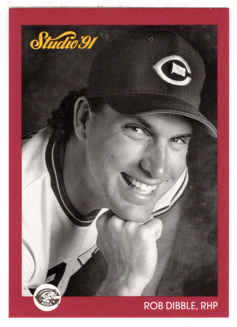 Rob Dibble - Cincinnati Reds (MLB Baseball Card) 1991 Leaf Studio # 163 Mint