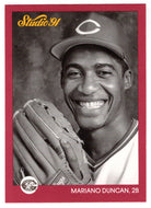 Mariano Duncan - Cincinnati Reds (MLB Baseball Card) 1991 Leaf Studio # 164 Mint