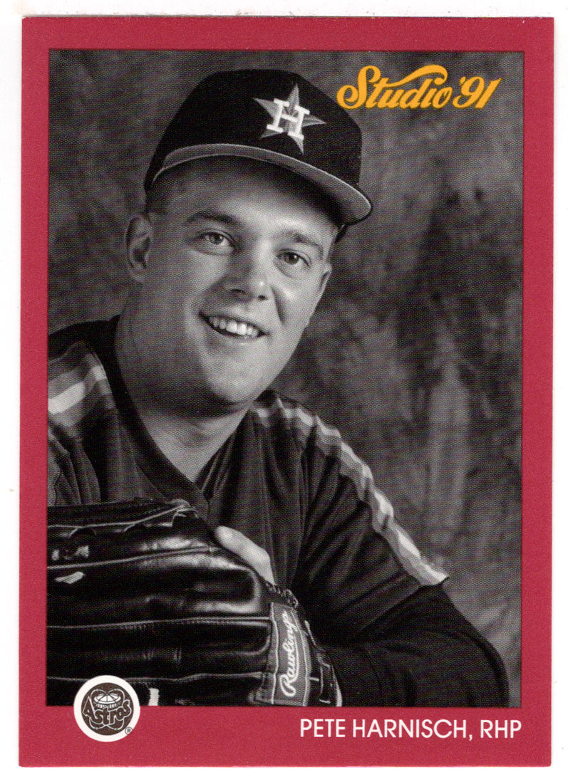 Pete Harnisch - Houston Astros (MLB Baseball Card) 1991 Leaf Studio # 177 Mint