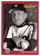 Curt Schilling - Houston Astros (MLB Baseball Card) 1991 Leaf Studio # 179 Mint