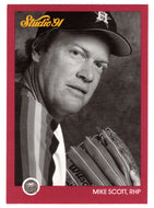 Mike Scott - Houston Astros (MLB Baseball Card) 1991 Leaf Studio # 180 Mint