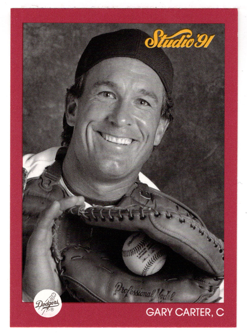 Gary Carter - Los Angeles Dodgers (MLB Baseball Card) 1991 Leaf Studio # 182 Mint