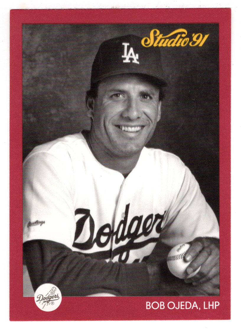 Bob Ojeda - Los Angeles Dodgers (MLB Baseball Card) 1991 Leaf Studio # 187 Mint