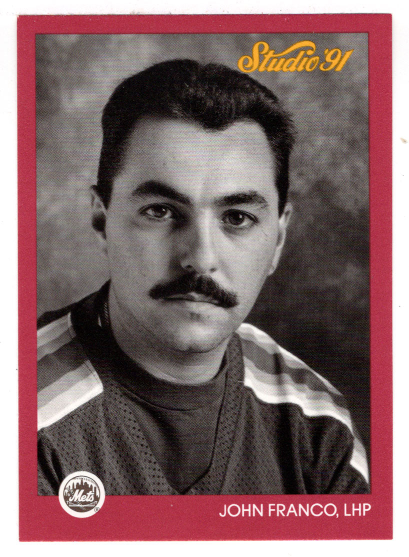 John Franco - New York Mets (MLB Baseball Card) 1991 Leaf Studio # 203 Mint