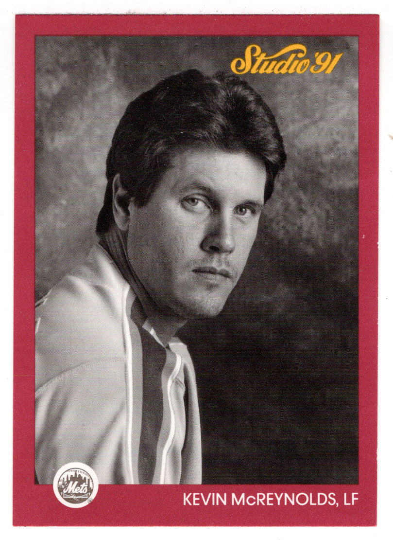 Kevin McReynolds - New York Mets (MLB Baseball Card) 1991 Leaf Studio # 209 Mint