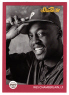 Wes Chamberlain RC - Philadelphia Phillies (MLB Baseball Card) 1991 Leaf Studio # 211 Mint