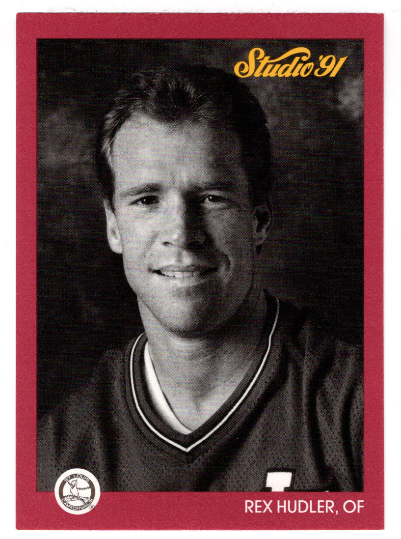 Rex Hudler - St. Louis Cardinals (MLB Baseball Card) 1991 Leaf Studio # 233 Mint