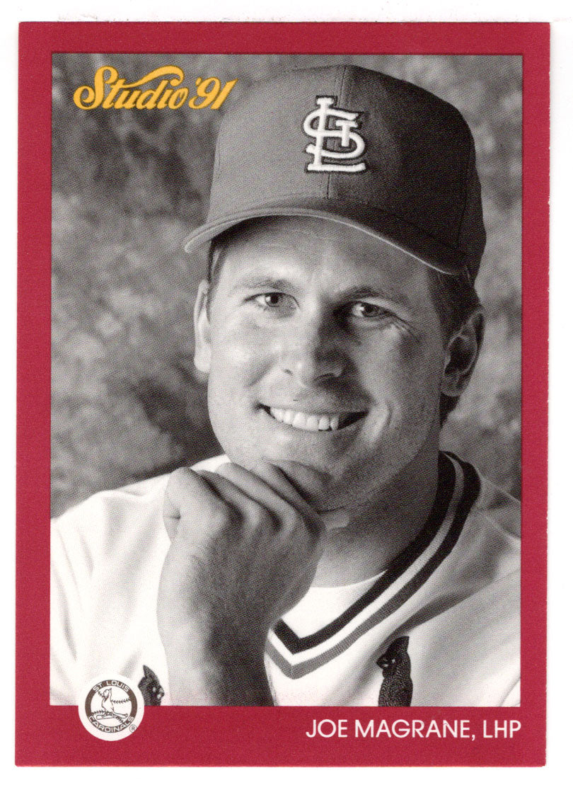 Joe Magrane - St. Louis Cardinals (MLB Baseball Card) 1991 Leaf Studio # 235 Mint