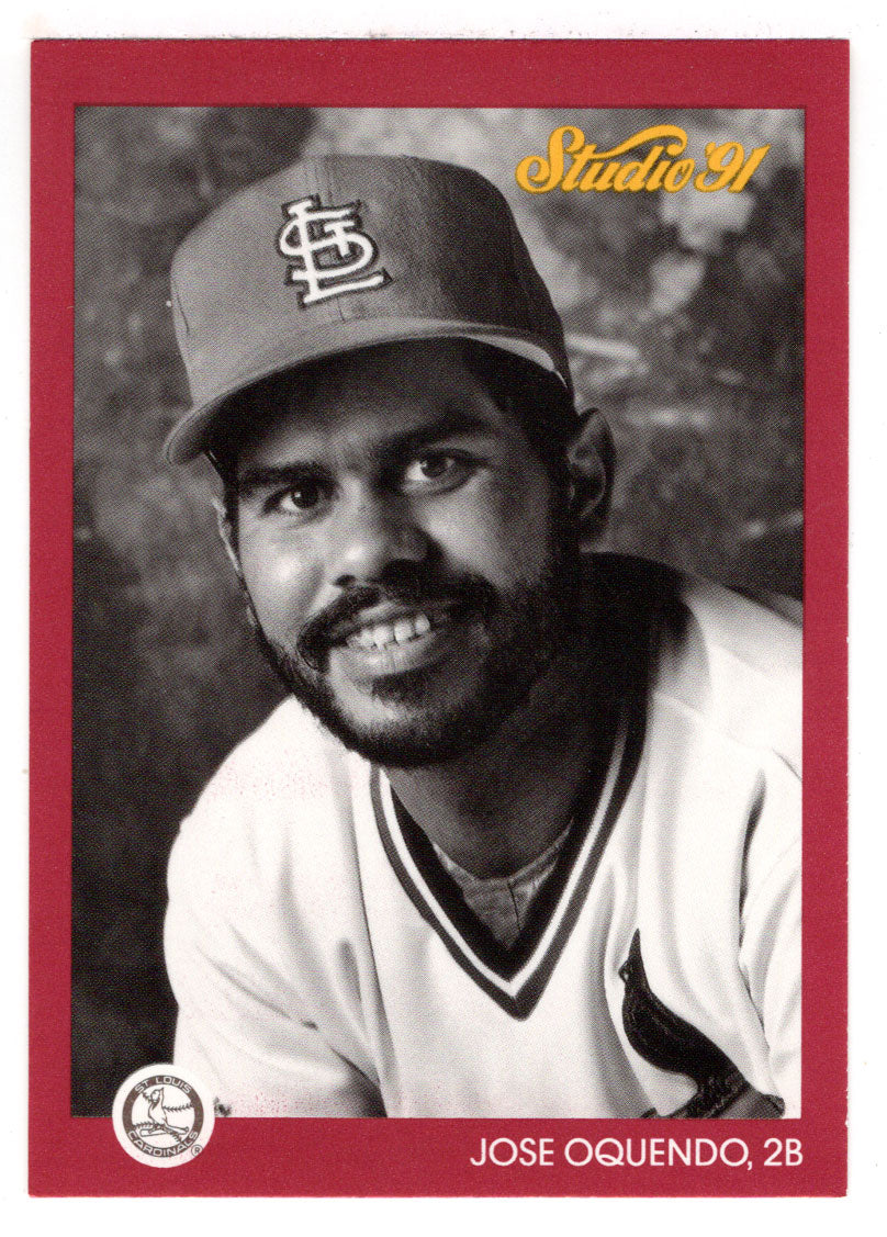 Jose Oquendo - St. Louis Cardinals (MLB Baseball Card) 1991 Leaf Studio # 236 Mint