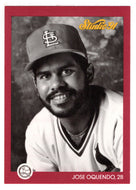 Jose Oquendo - St. Louis Cardinals (MLB Baseball Card) 1991 Leaf Studio # 236 Mint