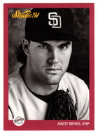 Andy Benes - San Diego Padres (MLB Baseball Card) 1991 Leaf Studio # 242 Mint