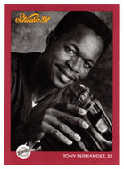 Tony Fernandez - San Diego Padres (MLB Baseball Card) 1991 Leaf Studio # 244 Mint