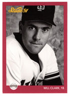 Will Clark - San Francisco Giants (MLB Baseball Card) 1991 Leaf Studio # 254 Mint