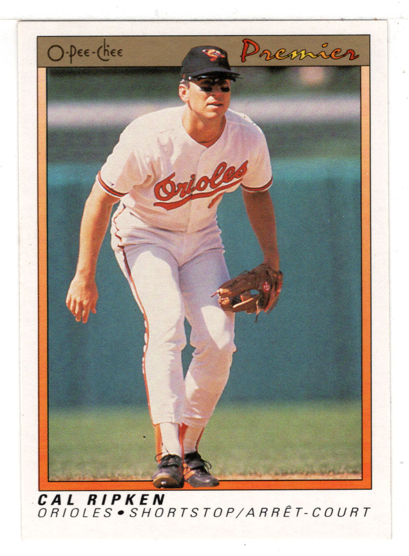 Cal Ripken - Baltimore Orioles (MLB Baseball Card) 1991 O-Pee-Chee Premier # 100 NM/MT