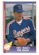 Nolan Ryan - 1991: Nolan's 25th Season (MLB Baseball Card) 1991 Pacific Ryan Texas Express I # 76 Mint