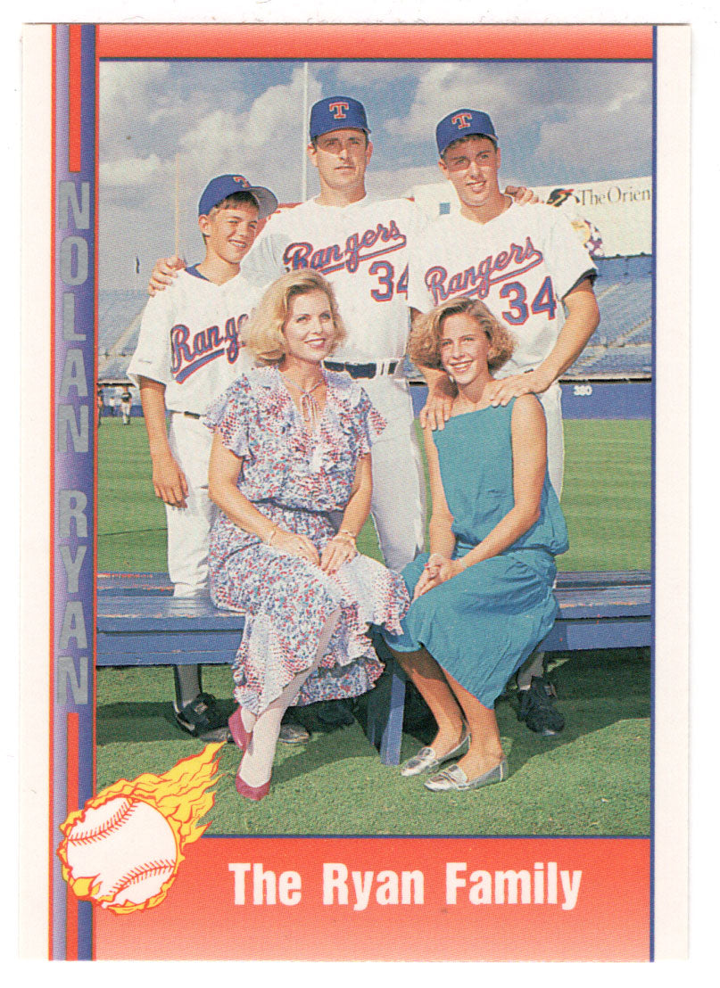 Nolan Ryan - The Ryan Family (MLB Baseball Card) 1991 Pacific Ryan Texas Express I # 107 Mint