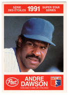 Andre Dawson - Chicago Cubs (MLB Baseball Card) 1991 Post Canada Super Star # 7 Mint