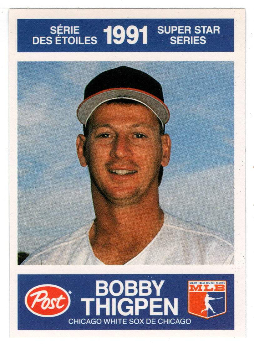 Bobby Thigpen - Chicago White Sox (MLB Baseball Card) 1991 Post Canada Super Star # 25 Mint