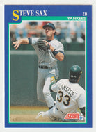 Steve Sax - New York Yankees (MLB Baseball Card) 1991 Score # 32 Mint