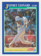 Jeffrey Leonard - Seattle Mariners (MLB Baseball Card) 1991 Score # 44 Mint
