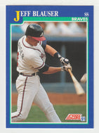 Jeff Blauser - Atlanta Braves (MLB Baseball Card) 1991 Score # 52 Mint
