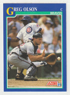 Greg Olson - Atlanta Braves (MLB Baseball Card) 1991 Score # 56 Mint