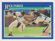Rick Parker - San Francisco Giants (MLB Baseball Card) 1991 Score # 58 Mint