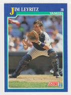 Jim Leyritz - New York Yankees (MLB Baseball Card) 1991 Score # 65 Mint