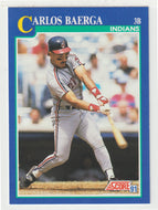 Carlos Baerga - Cleveland Indians (MLB Baseball Card) 1991 Score # 74 Mint