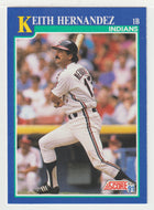 Keith Hernandez - Cleveland Indians (MLB Baseball Card) 1991 Score # 89 Mint
