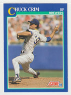 Chuck Crim - Milwaukee Brewers (MLB Baseball Card) 1991 Score # 99 Mint