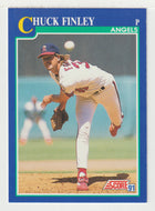 Chuck Finley - California Angels (MLB Baseball Card) 1991 Score # 100 Mint
