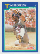 Tom Brookens - Cleveland Indians (MLB Baseball Card) 1991 Score # 106 Mint