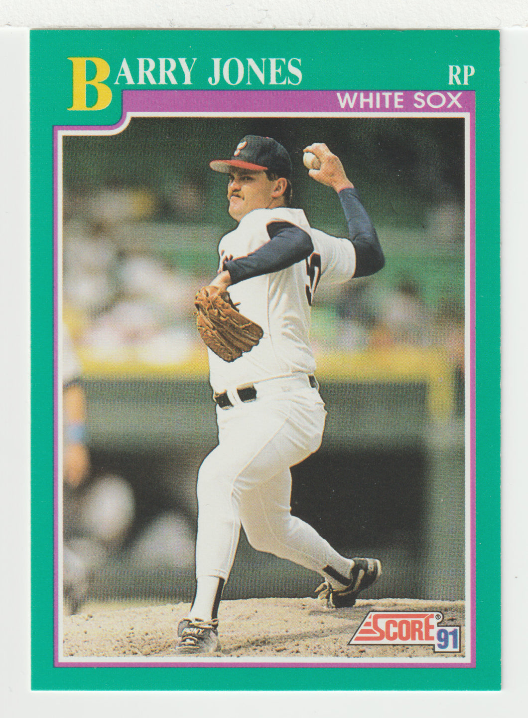 Barry Jones - Chicago White Sox (MLB Baseball Card) 1991 Score # 115 Mint