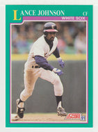 Lance Johnson - Chicago White Sox (MLB Baseball Card) 1991 Score # 157 Mint