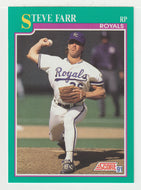 Steve Farr - Kansas City Royals (MLB Baseball Card) 1991 Score # 172 Mint