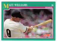 Matt Williams - San Francisco Giants (MLB Baseball Card) 1991 Score # 189 Mint