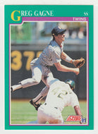Greg Gagne - Minnesota Twins (MLB Baseball Card) 1991 Score # 211 Mint