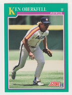 Ken Oberkfell - Houston Astros (MLB Baseball Card) 1991 Score # 214 Mint