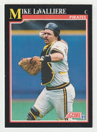Mike LaValliere - Pittsburgh Pirates (MLB Baseball Card) 1991 Score # 222 Mint