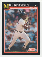 Mike Devereaux - Baltimore Orioles (MLB Baseball Card) 1991 Score # 258 Mint
